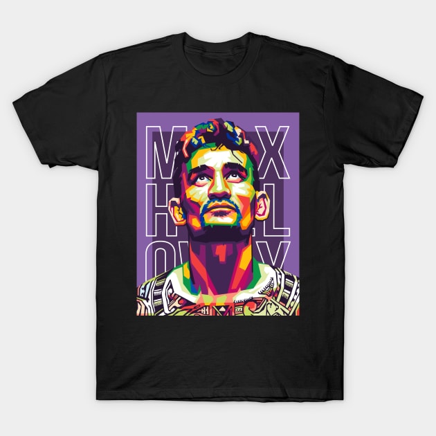 max holloway T-Shirt by cool pop art house